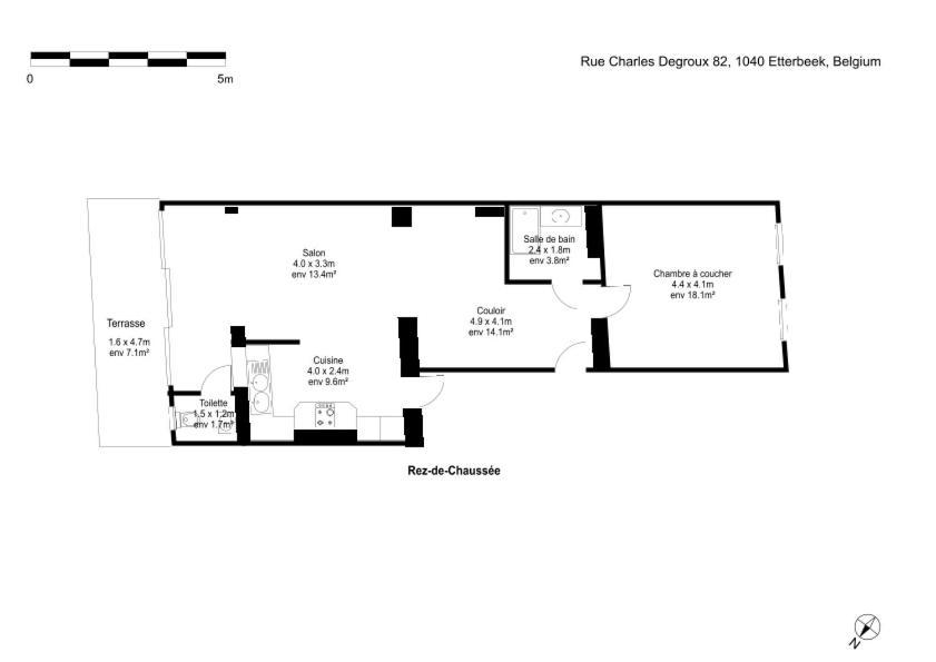 Apartment In Brussels, Degroux By Homenhancement Sa Dış mekan fotoğraf